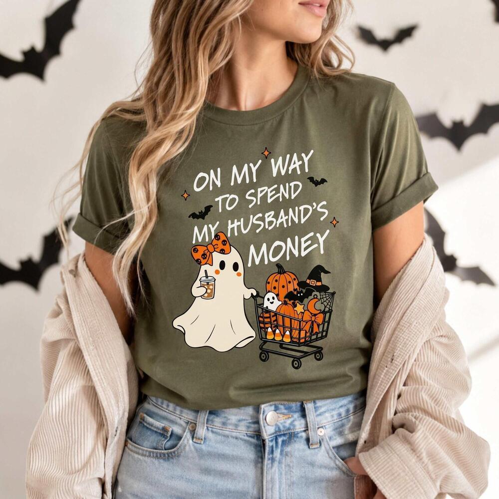 Funny Ghost Halloween Shirt, Sarcastic Wife Gift,  Outfit